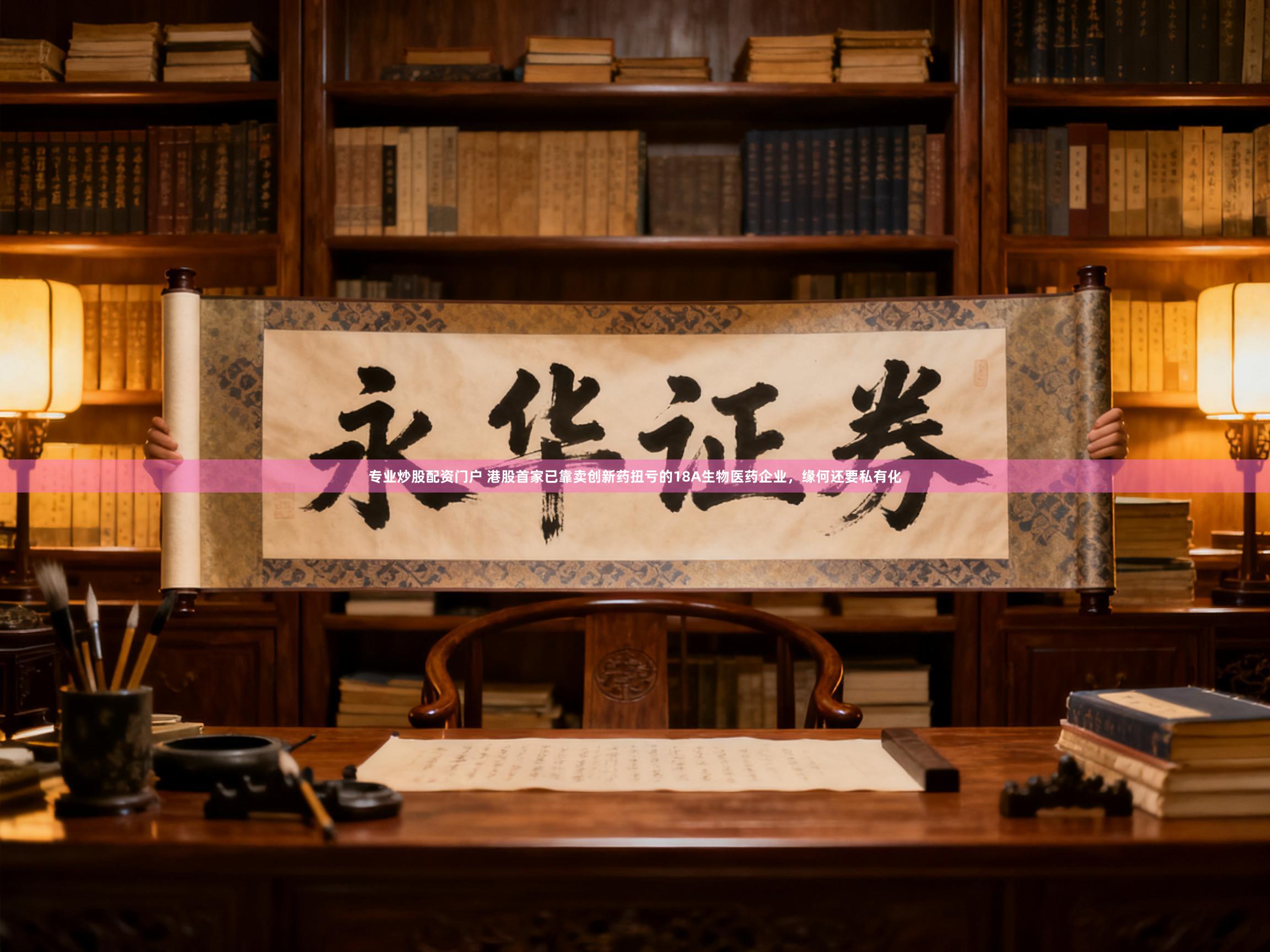 专业炒股配资门户 港股首家已靠卖创新药扭亏的18A生物医药企业，缘何还要私有化