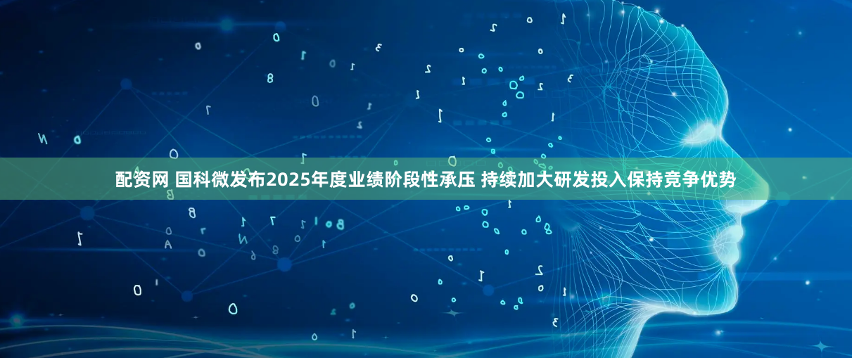 配资网 国科微发布2025年度业绩阶段性承压 持续加大研发投入保持竞争优势